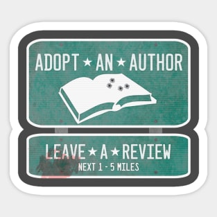 Adopt an Author Sticker